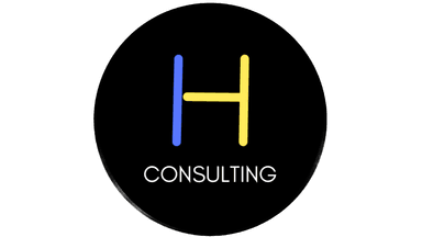 HITC Consulting logo featuring a blue and yellow stylized letter H